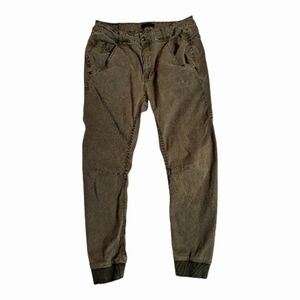 Diesel Jogger Pants in Military Kakhi Green